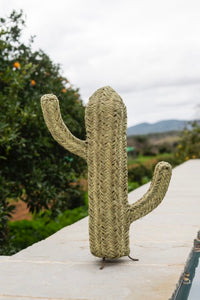 Cactus decorativo de esparto 60cm