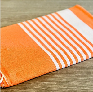 Fouta toalla Ibiza Tradicional Naranja 1mx2m