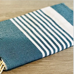 Fouta toalla Ibiza Tradicional Azul petróleo 1mx2m