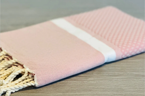 Fouta toalla Benirrás color Rosa palo 1mx2m