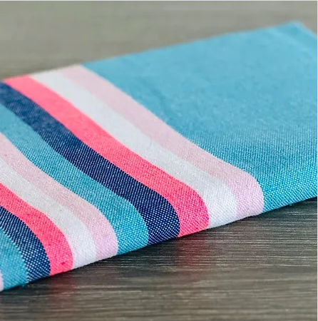 Fouta toalla Tradicional Es Codolar rayas rosa 1mx2m