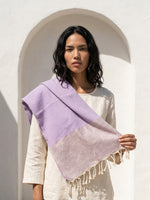 Fouta Toalla Portinatx Lux Violeta/dorado 1mx2m