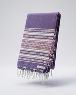 Fouta Toalla diamante Es Calò Lux Violeta 1mx2m