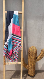 Fouta toalla Tradicional Es Codolar rayas rosa 1mx2m