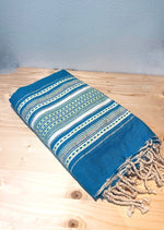 Fouta Toalla Diamante Es Calò lux Azul 2mx2m
