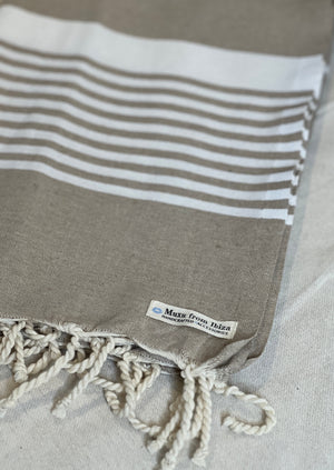 Fouta toalla Ibiza Tradicional arena 1mx2m