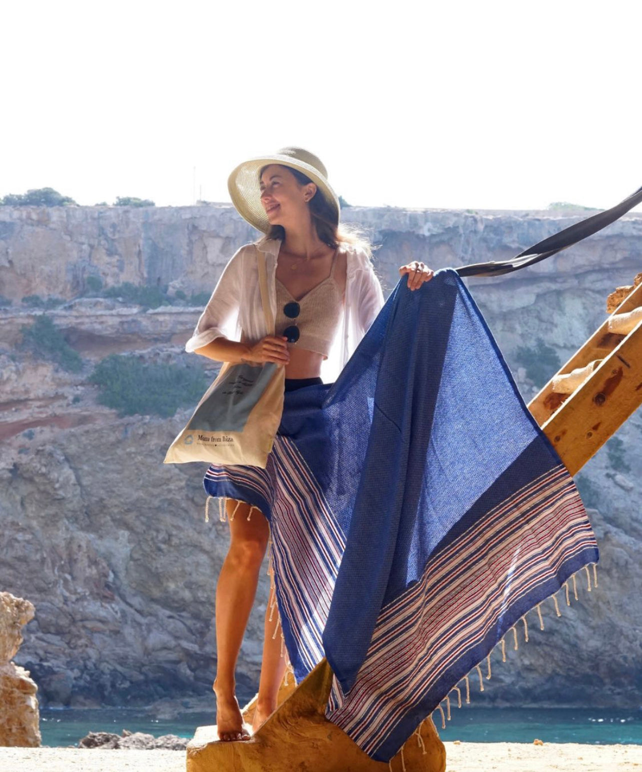Fouta es calo azul by Muxu from ibiza