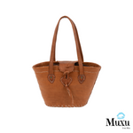 Capazo cuero Amalur Camel