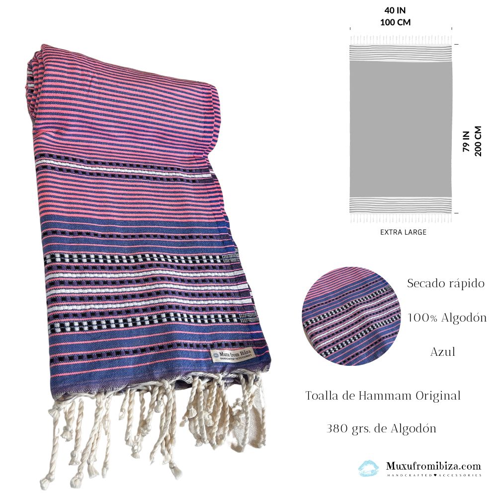 Fouta Toalla  Bereber 1mx2m