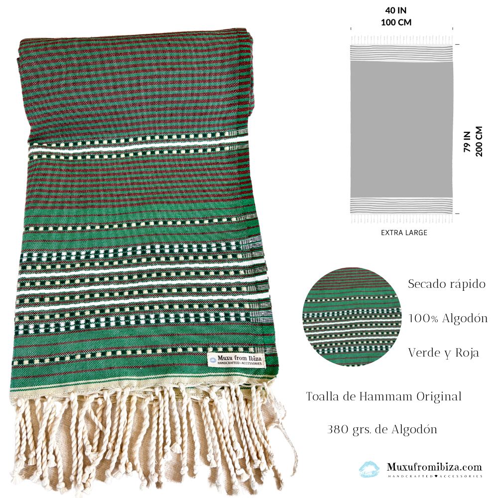 Fouta Toalla  Bereber 1mx2m