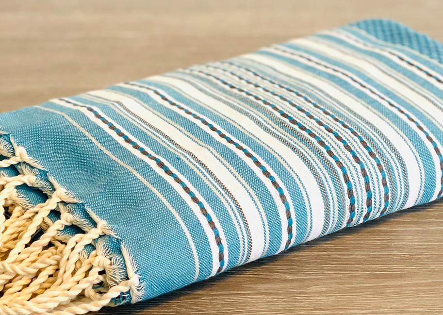 Fouta turquesa 2mx2m by Muxu from ibiza