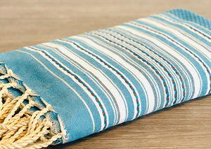 Fouta turquesa 2mx2m by Muxu from ibiza