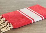 Fouta color rojo 1mx2m by Muxu from ibiza