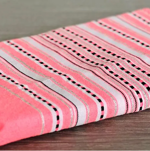 Fouta Toalla diamante Es Calò Lux Rosa fluor 1mx2m