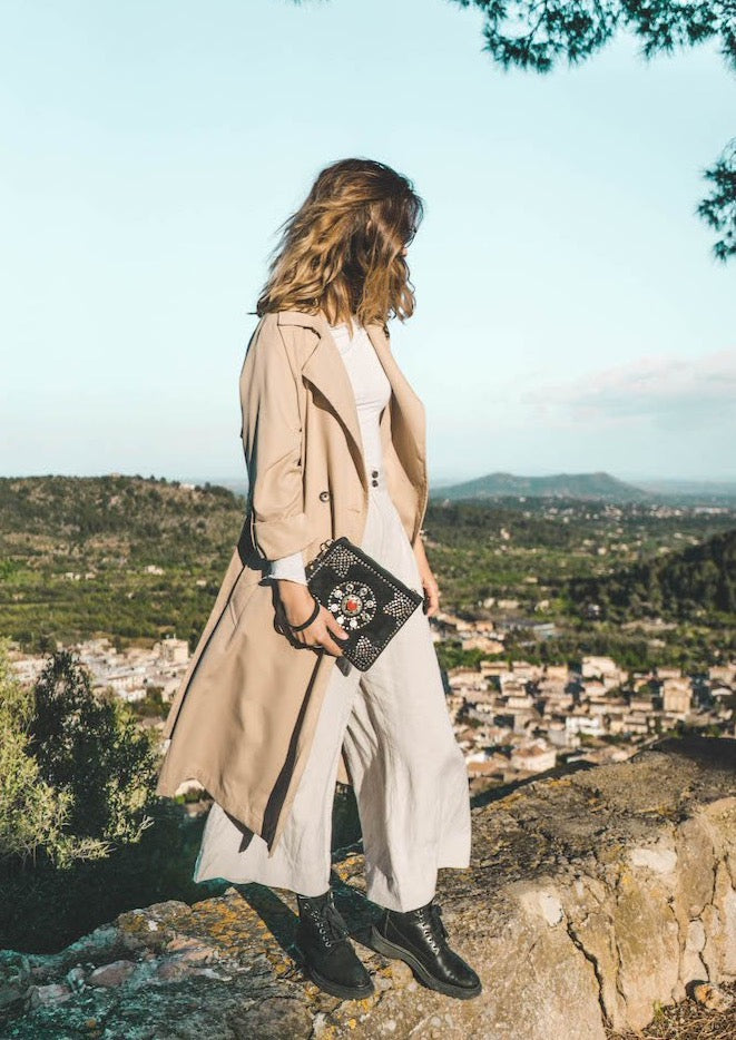 bolso pequeño de cuero by muxu from ibiza