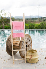 Fouta toalla tradicional Muxu from Ibiza rosa 1mx2m