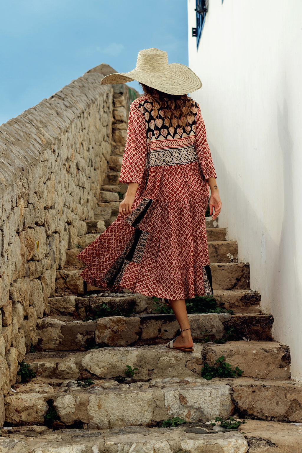 Vestido - Túnica handblock