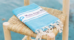 Fouta toalla tradicional Muxu from Ibiza azul 1mx2m