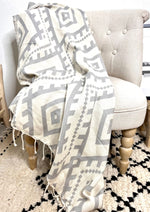 Plaid Jacquard artesanal by Muxu from Ibiza