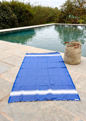 Fouta toalla Tradicional Azul 1mx2m