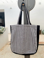 Bolso Tote de tela Vichy