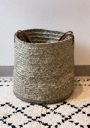 cesta Artesanal de palma para colada by Muxu from ibiza