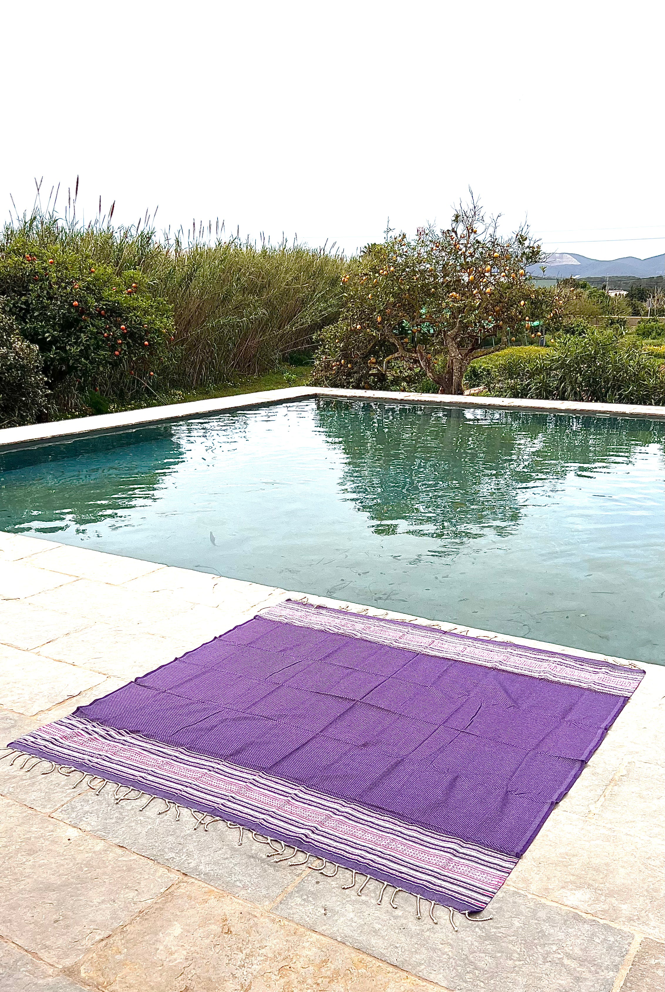 Toalla de playa grande de 2m x 2m by muxu from ibiza
