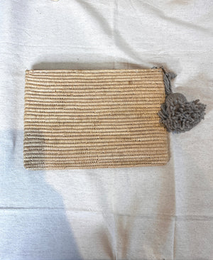 Bolso de mano de Rafia