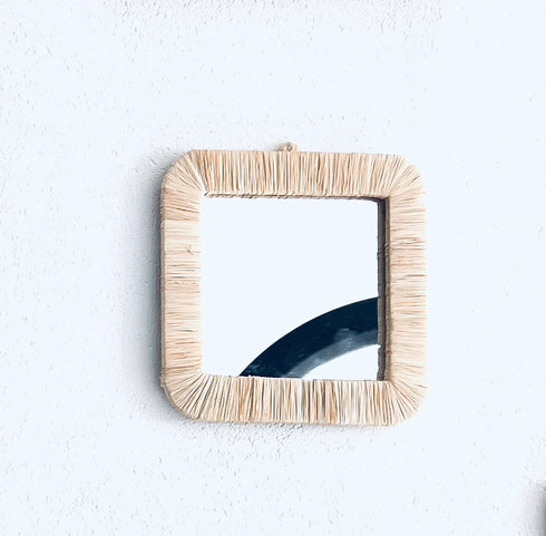 Espejo decorativo artesanal Cuadrado