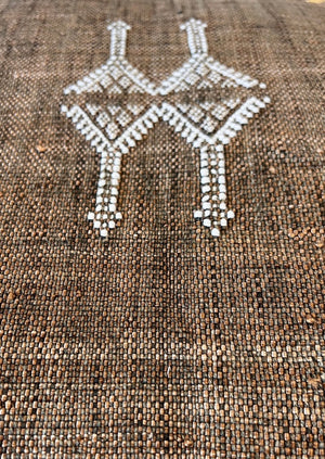 Funda Cojín de seda de cactus taupe
