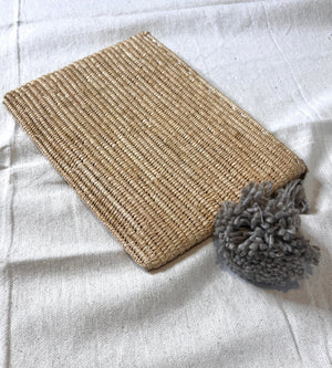 Bolso de mano de Rafia