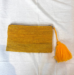 Bolso de mano de Rafia