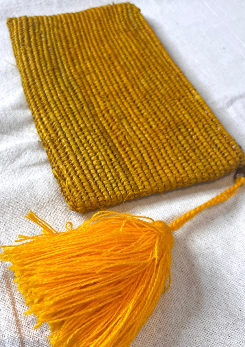 Bolso de mano de Rafia