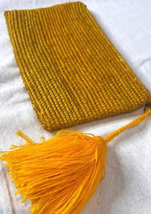 Bolso de mano de Rafia